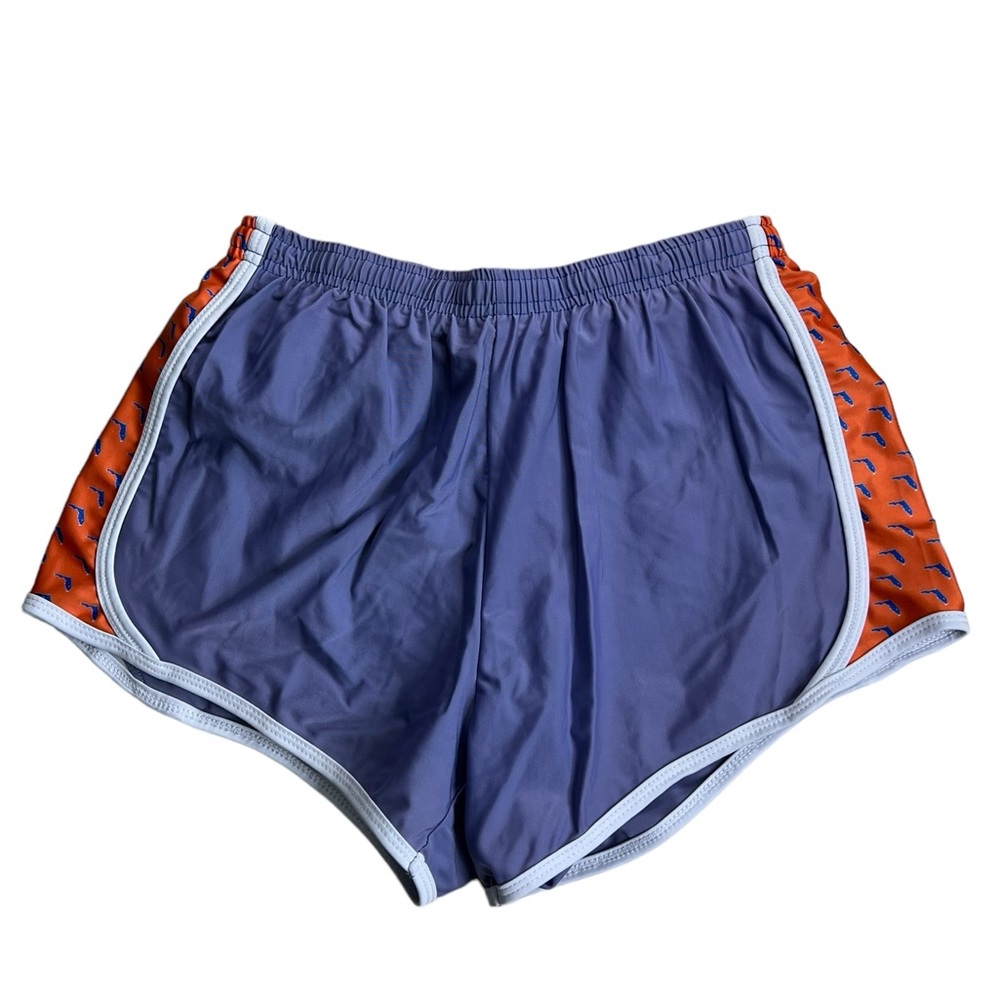 Krass & Co Women High Waist Florida State Print Shorts Summer Lined Size Small